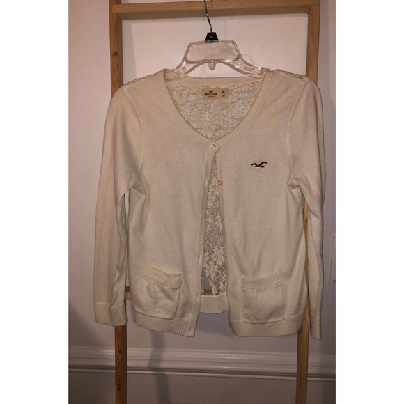 Hollister Sweaters - Hollister Off White Cardigan